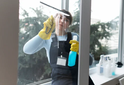 Nettoyage de vitres intérieures et extérieures à Aron
